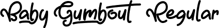 Baby Gumbout Regular font - Baby Gumbout.otf