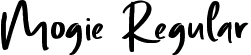 Mogie Regular font - Mogie.ttf