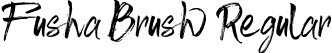 Fusha Brush Regular font - FushaBrush-mL2Gx.ttf
