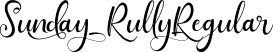 Sunday Rully Regular font - SundayRully-axYqE.ttf