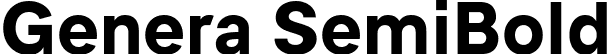 Genera SemiBold font - Wahyu and Sani Co. - Genera SemiBold.ttf