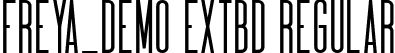 Freya_DEMO ExtBd Regular font - Freya-ExtraBold_DEMO.ttf