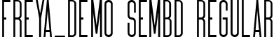 Freya_DEMO SemBd Regular font - Freya-SemiBold_DEMO.ttf