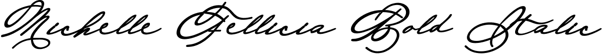 Michelle Fellicia Bold Italic font - Michelle Fellicia Bold Italic otf.otf