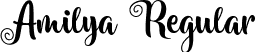 Amilya Regular font - Amilya.ttf
