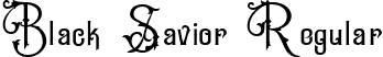 Black Savior Regular font - Black Savior.ttf