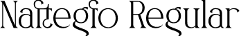 Naftegfo Regular font - Naftegfo.otf