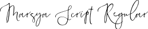 Marsya Script Regular font - Marsya-Script.ttf