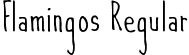 Flamingos Regular font - Flamingos.ttf