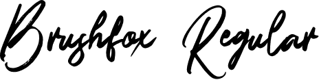 Brushfox Regular font - Brushfox.otf