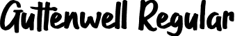 Guttenwell Regular font - Guttenwell-6YY16.ttf