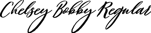 Chelsey Bobby Regular font - Chelsey-Bobby-OTF.otf