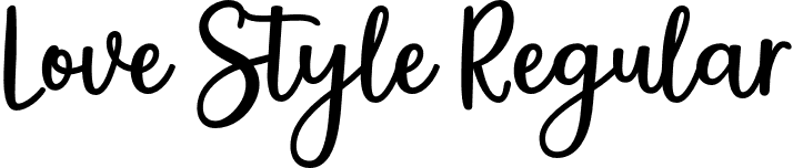 Love Style Regular font - Love-Style.otf