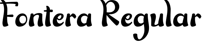 Fontera Regular font - Fontera.otf