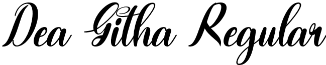 Dea Githa Regular font - Dea-Githa.otf