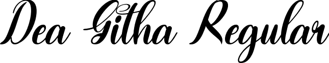 Dea Githa Regular font - dea-Githa.ttf
