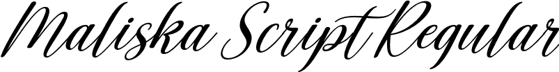 Maliska Script Regular font - Maliska-Script.otf