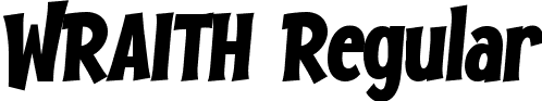 WRAITH Regular font - WRAITH.ttf