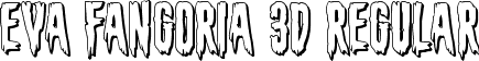 Eva Fangoria 3D Regular font - evafangoria3d.ttf