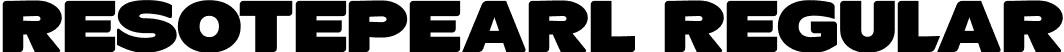 ResotEPearl Regular font - ResotE-Pearl.ttf