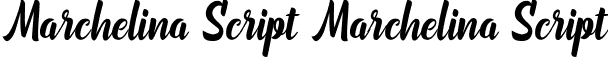 Marchelina Script Marchelina Script font - marchelina script.ttf