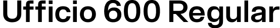 Ufficio 600 Regular font - Ufficio-600.ttf