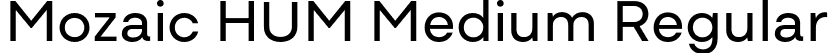 Mozaic HUM Medium Regular font - MozaicHUM-Medium.otf
