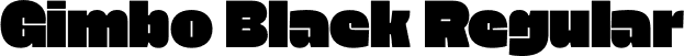 Gimbo Black Regular font - gimbo-black.otf