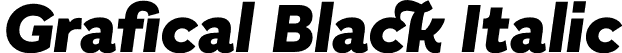 Grafical Black Italic font - Grafical-BlackItalic.otf