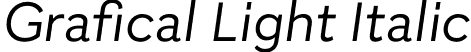 Grafical Light Italic font - Grafical-LightItalic.otf