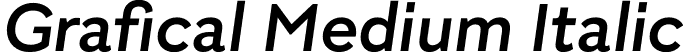 Grafical Medium Italic font - Grafical-MediumItalic.otf