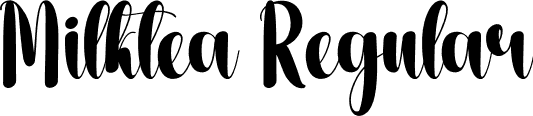 Milktea Regular font - Milktea.otf