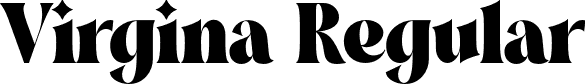 Virgina Regular font - Virgina.otf