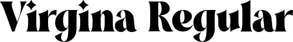 Virgina Regular font - Virgina.ttf