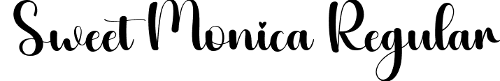 Sweet Monica Regular font - Sweet-Monica.ttf