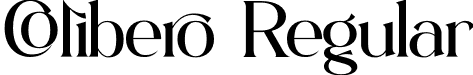 Colibero Regular font - Colibero.otf