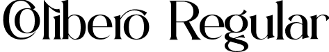 Colibero Regular font - Colibero.ttf