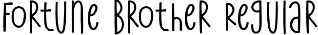 Fortune Brother Regular font - Fortune Brother.otf