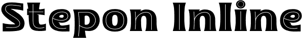 Stepon Inline font - steponinline-1gw5j.otf