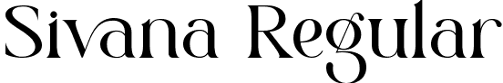 Sivana Regular font - Sivana.ttf