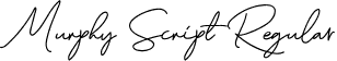 Murphy Script Regular font - Murphy-Script.ttf