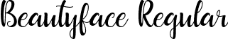 Beautyface Regular font - Beautyface Demo.otf