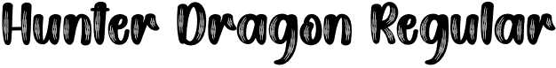 Hunter Dragon Regular font - Hunter-Dragon.otf