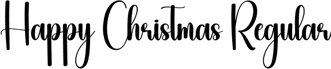 Happy Christmas Regular font - Happy-Christmas.otf