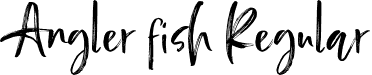 Angler fish Regular font - Angler-fish.otf