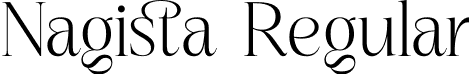 Nagista Regular font - Nagista-j9ZmG.otf