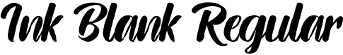 Ink Blank Regular font - Ink-Blank.otf