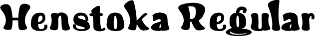 Henstoka Regular font - Henstoka.otf