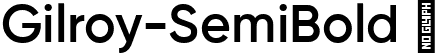 Gilroy-SemiBold  font - Gilroy-SemiBold.ttf