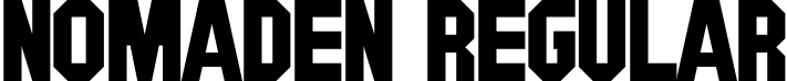 NOMADEN Regular font - NOMADEN.otf